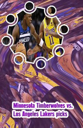 Lakers timberwolves spread