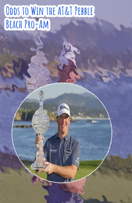 Odds to win atandt pebble beach